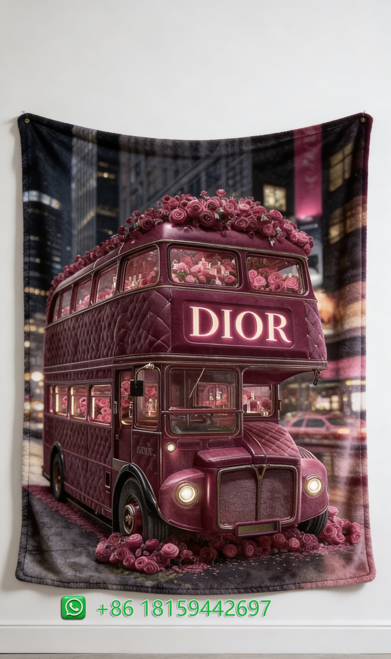Dior Throw Blankets